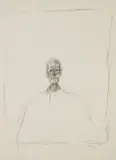 Buste d'homme (Bust of a Man) by Alberto Giacometti, 1964, Lithograph, on wove paper, with full margins, sold Oct 2017