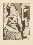 Pablo Picasso, Le modèle (The Model), 1965, Etching and aquatint, on Richard de Bas paper, with full margins