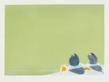 Alex Katz, Harbor, 2006, Aquatint in colors, on Cartiere Magnani Carona paper, with full margins,