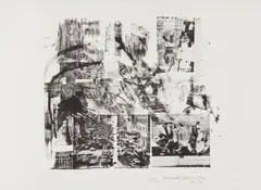 Robert Rauschenberg, Sink, 1964, Lithograph, on Rives BFK paper, with full margins