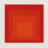 I-S a by Josef Albers, 1968, Screenprint in colors, on German Etching paper, with full margins, sold Oct 2017