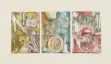 Jasper Johns, Voice 2, 1982, Lithograph in colors, on Auvergne paper, with full margins