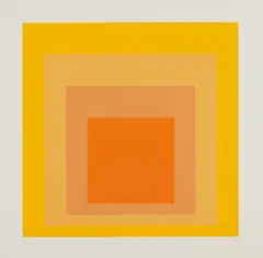 SP IV by Josef Albers, 1967, Screenprint in colors, on Schöllers Hammer Board, with full margins, sold Oct 2017