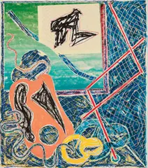 Shards Variant Ia, from Shards by Frank Stella, 1982, Offset lithograph and screenprint in colors, on Arches Cover paper, the full sheet, sold Oct 2017