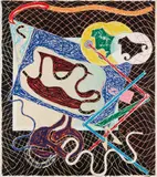 Shards Variant IIIa, from Shards by Frank Stella, 1982, Lithograph and screenprint in colors, on Arches paper, the full sheet, sold Oct 2017