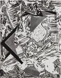 Frank Stella, Swan Engraving III, from Swan Engravings, 1982, Etching, on TGL handmade paper, the full sheet