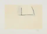Robert Motherwell, Naples Yellow Open, 1984, Etching and aquatint in colors, on German Etching paper, with full margins