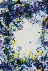 Cut Throat by Sam Francis, 1971, Lithograph in colors, on Arjomari paper, the full sheet, sold Oct 2017