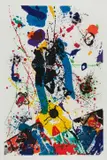 Sam Francis, Untitled (SFE-031), 1985, Aquatint in colors, on Rives BFK paper, with full margins