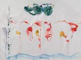 Aerie by Helen Frankenthaler, 2009, Screenprint in colors, on wove paper, the full sheet, sold Oct 2017