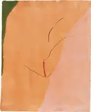 Sanguine Mood by Helen Frankenthaler, 1971, Pochoir and screenprint in colors, on J. B. Green Hayle Mill English handmade paper, the full sheet, sold Oct 2017