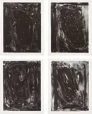 Günther Förg, Kopfe (Heads), 1990, The complete set of four lithographs, on Rives BFK paper, with full margins