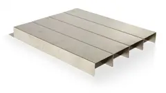 Untitled, from Ten from Leo Castelli by Donald Judd, 1967, Folded stainless steel multiple, contained in the original gray linen covered box, sold Oct 2017