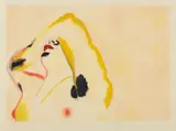 Francesco Clemente, Morning, 1982, Woodcut in colors, on Kozo paper, with full margins