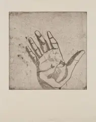 Francesco Clemente, Untitled, 1987, The complete set of five etchings, on handmade paper, with full margins