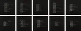 Joseph Kosuth, 10 Unnumbered Corrections (7 nights), 1991, The complete set of 10 screenprints, on wove paper, the full sheets