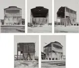 Bernd and Hilla Becher, 5 Ansichten eines Kalksilos in Duisburg-Ruhrort Suite