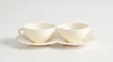 Mona Hatoum, T42, 1993-98, Fine stoneware multiple in two parts (cup and saucer)