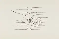 Robert Gober, Untitled (Hand Drain), 2000, Lithograph, on Fabriano Tiepolo paper, with full margins