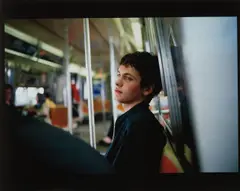 Simon on the Subway by Nan Goldin, 1998, Dye destruction print, sold Oct 2017