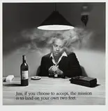 Carrie Mae Weems, Jim, if you choose to accept, the mission is to land on your own two feet.