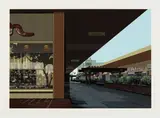 Lakewood Mall, from Urban Landscapes No. 3 by Richard Estes, 1981, Screenprint in colors, on Fabriano Cottone paper, with full margins, sold Oct 2017