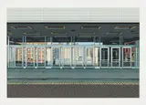 Richard Estes, Ten Doors, from Urban Landscapes, 1972, Screenprint in colors, on Schoeller's Parole paper, with full margins