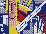 Roy Lichtenstein, Modern Art Poster, screenprint