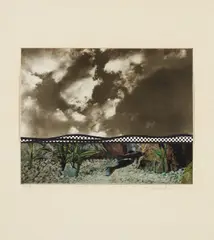 Fish and Sky, from Ten from Leo Castelli by Roy Lichtenstein, 1967, Screenprint on gelatin silver print, mounted onto a lenticular offset lithograph, on white composition board with window, sold Oct 2017