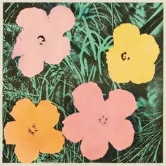 Flowers by Andy Warhol, 1964, Offset lithograph in colors, on wove paper, with full margins,, offered Oct 2017