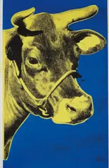Andy Warhol, Cow, 1971, Screenprint in colors, on wallpaper, the full sheet