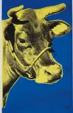 Cow by Andy Warhol, 1971, Screenprint in colors, on wallpaper, the full sheet, sold Oct 2017