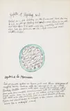 Andy Warhol, Gefulte of Fighting Fish, from Wild Raspberries, 1959, Offset lithograph with hand-coloring in watercolor, on laid paper, the full sheet