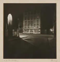 Paris (night scene) by André Kertész, 1926, Gelatin silver print, offered Apr 2017