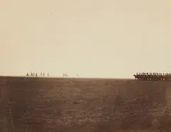 Gustave Le Gray, Cavalry Maneuvres, Camp de Châlons, 1857, Albumen silver print