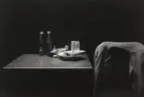 Roy DeCarava, Catsup Bottles, Table and Coat, New York, 1952, Gelatin silver print, printed later