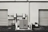 Lewis Baltz, North Wall, Niguel Hardware, 26087 Getty Drive, Laguna Niguel from The new Industrial Parks near Irvine, California