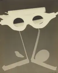 Rayograph with Goggles, Egg and Candle by Man Ray, 1924, Unique gelatin silver print, offered Apr 2017