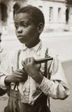 New York City (young boy) by Helen Levitt, 1942, Gelatin silver print, printed later, sold Apr 2017