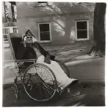 Masked Woman in a Wheel Chair, PA. by Diane Arbus, 1970, Gelatin silver print, printed later by Neil Selkirk, offered Apr 2017