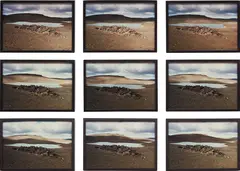 Small Cloud Series by Ólafur Elíasson, 2001, Nine chromogenic prints, flush-mounted, sold Apr 2017