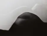 Erwin Blumenfeld, Nude behind Screen, Paris