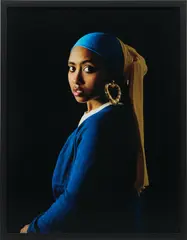 Girl with a Bamboo Earring by Awol Erizku, 2009, Chromogenic print, sold Apr 2017