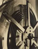 Margaret Bourke-White, Helix: Panel in NBC Mural, Radio City Music Hall, circa 1934, Gelatin silver print