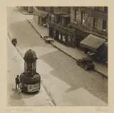 Paris (man at a pissoir, Latin Quarter) by André Kertész, 1927, Gelatin silver print, offered Apr 2017