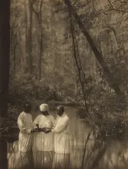 Doris Ulmann, Baptism, 1929-1931, Waxed platinum print, tipped to a mount