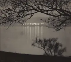 Karl Struss, Riverside Drive from Across the Hudson, 1911, Platinum print