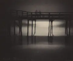 Karl Struss, Reflections, Moonlight, Arverne, Long Island, 1910, Platinum print