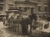 Alfred Stieglitz, The Terminal, 1893, Large-format photogravure, printed no later than 1913, mounted