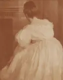 Miss Mary in Evening Costume by Heinrich Kühn, circa 1908, Gum bichromate print, sold Apr 2017